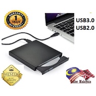 Portable Ultra Thin External Usb 3.0 Optical Driver CD/DVD Player For PC Laptop