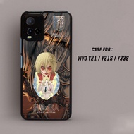 Booming Case Vivo Y21 / Y21S / Y33S - Fashion Case Motif AOT RUMBLING - Casing Vivo Y21 / Y21S / Y33