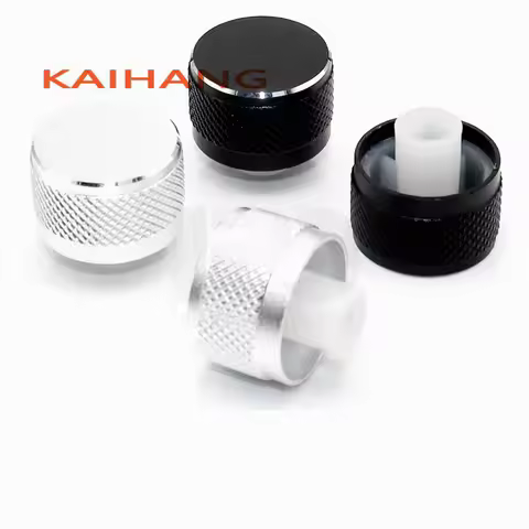 2PCS Car audio DVD navigation knob cover CD player volume switch potentiometer cap modified general 