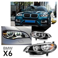Car LED Head Light For BMW X6 E71 Headlight 2007-2013 Full LED Head Lamps Drl Projector Lens Car Acc