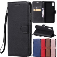 Flip Leather Case for Sony Xperia L2 L3 E5 XA1 XA2 XA3 XZ1 XZ2 XZ3 XZ4 Compact XZ2 Premium Coque Wal