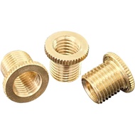 3PCS Brass Shift Knob Adapters Universal M8 X 1.25/M10 X 1.25/M10 X 1.5 Thread Gear Shifter Knob Scr