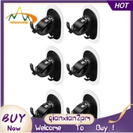 【rbkqrpesuhjy】6PCS No Drill Curtain Rod Brackets No Drilling Curtain Rod Holder  Free Adjustable