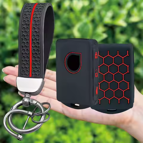 Silicone Key case for Volvo XC60 XC40 XC90 S90 V60 S60 V90 2020 Car Key Cover Case Keychain Accessor