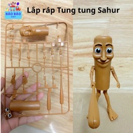Sahur Tung Tung Tung Toy Assembly Set Self-Assembled Sahur Tung Model