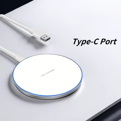 30W Wireless Charger Pad Stand for iPhone 17-11 X XR Samsung S22 S21 Xiaomi Phone Chargers Fast Char