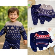 C6037 (1-5/6y - small form) Woolen clothes for boys and girls (brand wool) 1-5y as holiday gifts CNY