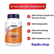 Now Berberine Glucose Support Pills - Supports blood sugar and cholesterol control - Gymstore