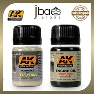 AK Interactive Tanks AK074 Rain Marks NATO Tanks AK084 Fresh Engine Oil