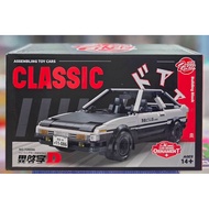 Building Block Set​ AE86 Tofu Car ​Toyota AE86 Sprinter Trueno​ Initial Good​ Delivery Car​ Classic