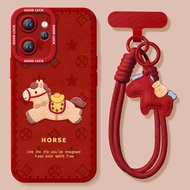 oppo reno 12 casing oppo reno 12 pro casing Ingot Pony Suitable for oppoReno15 Phone Case reno14pro 