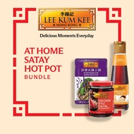 At Home Satay Hot Pot Bundle: Satay Soup Base 75g, Sesame Oil 207ml, Chiu Chow Chili Oil 205g