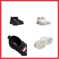 HUNTER Explorer on Puffer Knit Cuff Boots