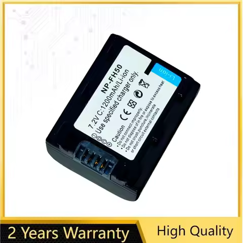 New Batteries NP-FH50 For Sony NP-FH30 NP-FH40 NP-FH70 NP-FH100 And DSC-HX1 HX100V HX200 HX200V DSLR