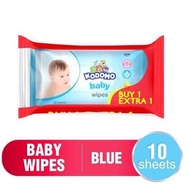 Kodomo BABY WET WIPES 10+10Sheets - Kodomo WET WIPES