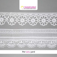 Charisma Guiper FR 1215 P Embroidery Lace - Embroidered Lace/ 9.5cm Wide/ Price Per Yard (90cm)