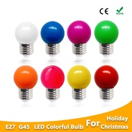 Colour LED Bulb 9 Color Lamp Decor Holiday Christmas Light Bulb 3W E27 220V G45