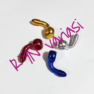 Universal 90 Degree Bent L Banjo Bolt, 90 degree bent brake hose banjo bolt, cnc