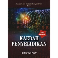 BEST SELLER : KAEDAH DAN STATISTIK PENYELIDIKAN BUKU 1 : KAEDAH PENYELIDIKAN CHUA YAN PIAW : EDISI K