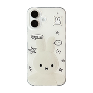Ốp Lưng iPhone Bằng Vải Nhung Dễ Thương Của Miffy Rabbit Toàn Diện Bảo Vệ Cho Apple 17Pro Max 17Pro 