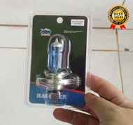 CRUN BOHLAM HALOGEN DEPAN H4 BIRU. BOLA LAMPU DPN HALOGEN VIXION VERZA CBR