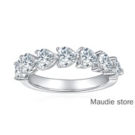Total 2.1ct Full Real Moissanite Diamond Ring Heart Shape Luxury Gorgeous Ring 100% S925 Sterling Wo