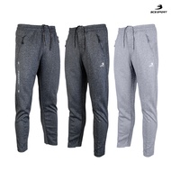 BCS SPORT กางเกงวอร์มขายาว ขาปล่อย UNISEX ติดเฟล็ก รหัส SF666 เนื้อผ้า ท๊อป-ดราย BCS SPORT TOP DYED 