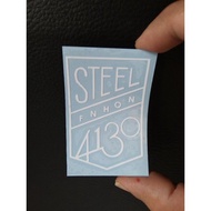 Cutting Sticker Steel Frame sepeda fnhon 4130