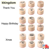 KKINGDOM 6pcs/set Blessing Greeting Words DIY Albums Stationery Thank You Painting Drawing Supplies 