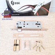 SSK SN 7011 Lock Body / Silver SSK 4 Key Door Lock Body / SSK Regular Door Lock Body 1 SET