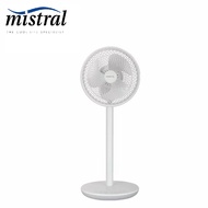 Mistral 10 inches High Velocity Stand Fan with Remote Control (White)- MHV998R