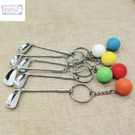 DASHU2 Metal Golf Keychain Cute Sport Enthusiasts Bag Pendant Golf Club Delicate Luxury Metal Keychain