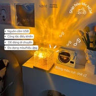 Luxe CribCo 3D Water Ripple Desk Night Light Bedroom Decor Meaningful Gift