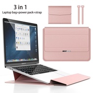 Laptop Sleeve Bag for MacBook Air 15 2025 Model A3241 15.3 Inch Laptop Stand Bag with power pack for