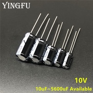 10V 10uF~5600uF 33uF 47uF 100uF 220uF 330uF 470uF 820uF 1000uF 1500uF 2200uF 3300uF 4700uF 5600uF El