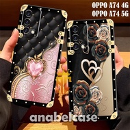 Softcase Oppo a74 5G a74 4G a95 a76 a96 a36 a52 a72 a92 16e a16k Cool Flower Frame Motif - Current C