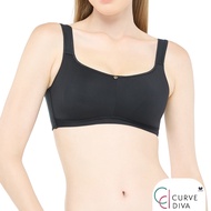 Wacoal Curve Diva บราไร้โครงเก็บกระชับ สาวคัพใหญ่ รุ่น WB7546