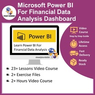 [Video Course] Microsoft Power BI Business Intelligence - Financial Data Analysis Dashboard [23 Less