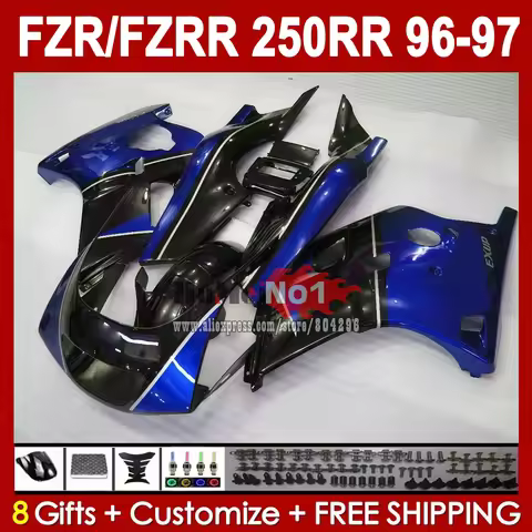 Fairings For YAMAHA glossy blue FZR250R FZR250RR FZR250 R FZRR FZR 250 250R 157JK.82 FZR250 FZR-250 