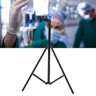 TIM- IV Stand Tripod Stand With 4 Hook Multifunctional Metal IV Pole Collapsible Stand IV Drip Bag F