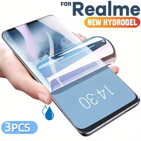 3Pcs Hydrogel Film For Realme GT Neo 6 5 SE 3 6T GT6 GT5 Pro Note 50 Screen Protector For Realme C63