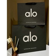 Alo Yoga Black Paper Bag Gift Wrapping Paper Bag