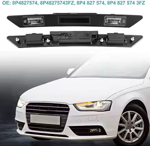 Tailgate Boot Handle with Light for Audi A3 8P A4 B6 B7 A6 4F Q7 4L 8P4827574 8P48275743FZ Rear Door