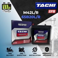 Installation Provided TACHI OURSUN M42 M42L M42R 65B20L/R EFB Start Stop Car Battery Bateri Kereta A