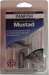 Mustad Assorted Pan Fishing Hooks Panfish Kit (Pack of 50)