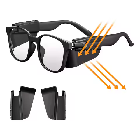 Durable Glasses Side Shields Compatible with Ray-Ban Meta Smart Glasses Accessories Safety Lightweig
