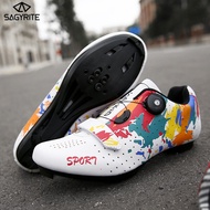 SAGYRITE Cycling Shoes for Men and Women Road Bike SPD Sport Bike Sneakers Professional Road Bicycle Shoes for Women Sale
