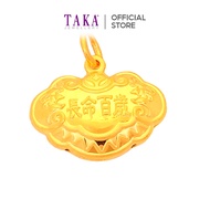 TAKA Jewellery 999 Pure Gold Pendant Ru Yi Suo