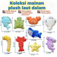 Mainan Anjing Baharu Siri Haiwan Lautan Bunyi Pembersihan Gigi Mewah Interaktif Puppy Kebosanan Main