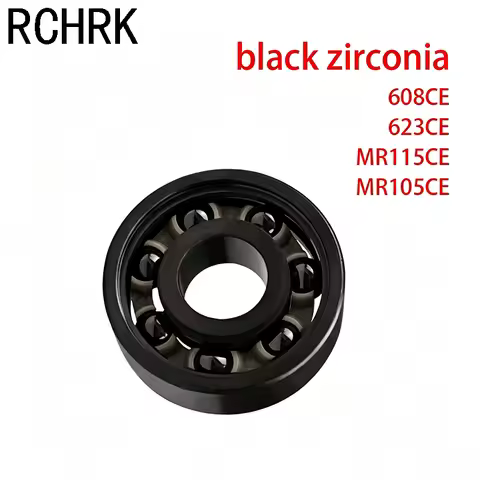 1/10pcs Black ceramic ball bearing 8x22x7 3x10x4 5x11x4 5x10x4 3x8x4 mm ZrO2 micro bearing zirconia 